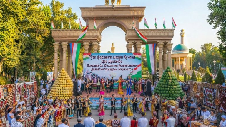 ИШТИРОКИ ДОНИШКАДА ДАР РӮЗИ ФАРҲАНГИ ШАҲРИ ХУҶАНД ДАР ШАҲРИ ДУШАНБЕ