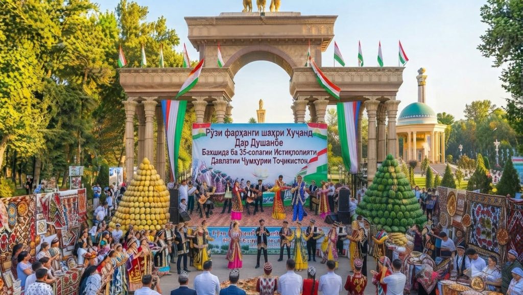 ИШТИРОКИ ДОНИШКАДА ДАР РӮЗИ ФАРҲАНГИ ШАҲРИ ХУҶАНД ДАР ШАҲРИ ДУШАНБЕ